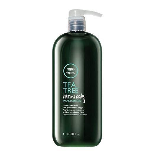 Tea Tree Hair and Body Moisturizer Leave-In Conditioner, Body Lotion, After-Shave Cream, For All Hair + Skin Types
