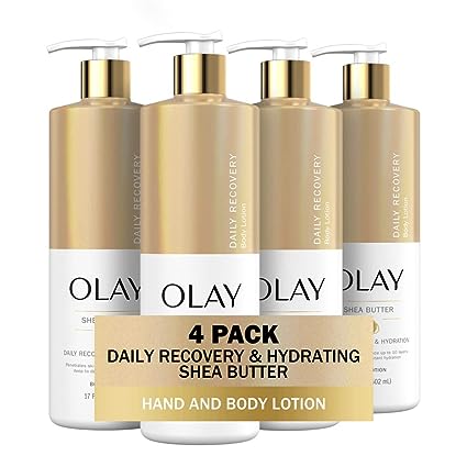 Olay Daily Recovery and Hydration Body Lotion 17oz (Pack of 4)