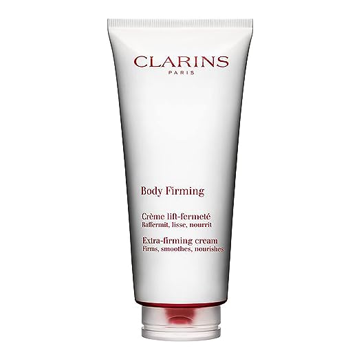 Clarins Extra-Firming Body Cream | Anti-Aging Body Lotion | Visibly Firms, Tightens and Smoothes | 96% Natural Ingredients, Including Organic Shea Butter and Organic Aloe Vera Extract | 6.6 Ounces