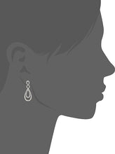 Load image into Gallery viewer, Sterling Silver Diamond Drop Earrings (1/2 cttw)
