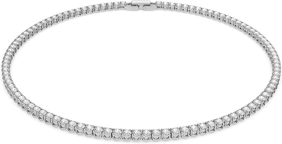 SWAROVSKI Tennis Deluxe Crystal Bracelet and Necklace Jewelry Collection