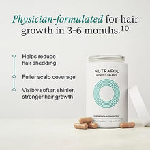 Load image into Gallery viewer, Nutrafol Women&#39;s Balance Hair Growth Supplements, Ages 45 and Up, Clinically Proven Hair Supplement for Visibly Thicker Hair and Scalp Coverage, Dermatologist Recommended - 3 Month Supply, Pack of 3
