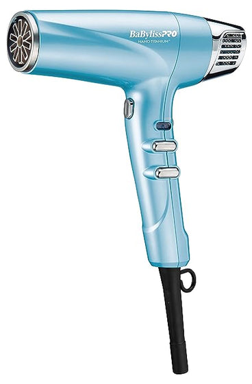 BaBylissPRO Professional Nano Titanium Hair Dryer with Ionic Technology – Dries Hair Faster with Less Frizz