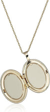 Load image into Gallery viewer, Oval Hand Engraved Locket Necklace, 18&quot;
