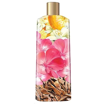 Caress Hydrating Body Wash For Noticeably Silky Soft Skin Daily Silk Extract & Floral Oil Essence 18 oz, Pack of 6, pink
